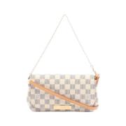 Pre-owned Leather louis-vuitton-bags Louis Vuitton Vintage , White , D...