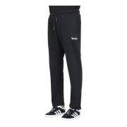 Zwarte sportieve sweatpants met wijde pijpen Disclaimer , Black , Here...