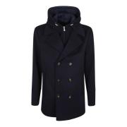 Blauwe Parka Jas voor Mannen Eleventy , Blue , Heren