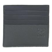 Pre-owned Leather wallets Loewe Pre-owned , Gray , Heren