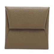 Pre-owned Leather wallets Hermès Vintage , Gray , Dames