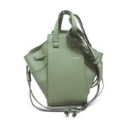 Pre-owned Leather shoulder-bags Loewe Pre-owned , Green , Dames