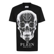 Zwarte T-shirt voor mannen Philipp Plein , Black , Heren