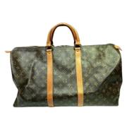 Pre-owned Fabric louis-vuitton-bags Louis Vuitton Vintage , Brown , Da...