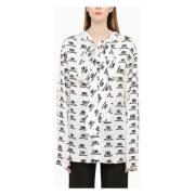 Blouses Balenciaga , White , Dames