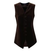 Bruine Vest voor Vrouwen Aw24 Ralph Lauren , Brown , Dames