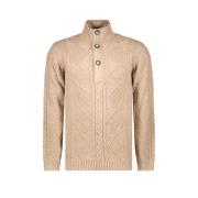 Gebreid Knopen Khaki Beige Freewear Cars , Beige , Heren