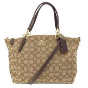 Pre-owned Canvas shoulder-bags Coach Pre-owned , Brown , Dames