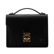 Pre-owned Leather louis-vuitton-bags Louis Vuitton Vintage , Black , D...