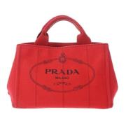 Pre-owned Denim prada-bags Prada Vintage , Red , Dames