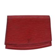 Pre-owned Leather crossbody-bags Louis Vuitton Vintage , Red , Dames