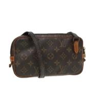 Pre-owned Canvas louis-vuitton-bags Louis Vuitton Vintage , Brown , Da...