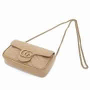 Pre-owned Fabric gucci-bags Gucci Vintage , Beige , Dames