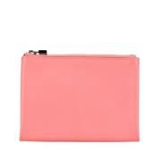 Pre-owned Leather pouches Hermès Vintage , Pink , Dames