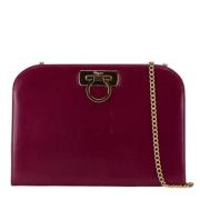 Pre-owned Leather shoulder-bags Salvatore Ferragamo Pre-owned , Purple...