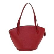 Pre-owned Leather shoulder-bags Louis Vuitton Vintage , Red , Dames