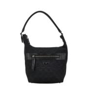 Pre-owned Leather gucci-bags Gucci Vintage , Black , Dames