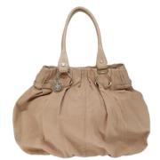 Pre-owned Leather celine-bags Celine Vintage , Beige , Dames