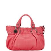 Pre-owned Leather celine-bags Celine Vintage , Pink , Dames