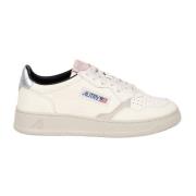 Kleur Blok Leren Sneakers Autry , White , Dames