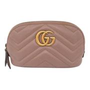 Pre-owned Leather gucci-bags Gucci Vintage , Pink , Dames