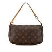 Pre-owned Canvas clutches Louis Vuitton Vintage , Brown , Dames