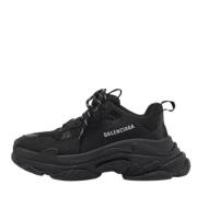 Pre-owned Mesh sneakers Balenciaga Vintage , Black , Heren