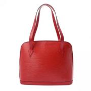 Pre-owned Leather louis-vuitton-bags Louis Vuitton Vintage , Red , Dam...