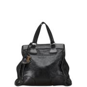 Pre-owned Leather celine-bags Celine Vintage , Black , Dames