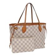 Pre-owned Canvas shoulder-bags Louis Vuitton Vintage , White , Dames