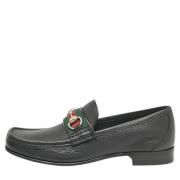 Pre-owned Leather flats Gucci Vintage , Black , Heren