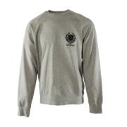 Grijze Katoenen Slim Fit Sweater Givenchy , Gray , Heren