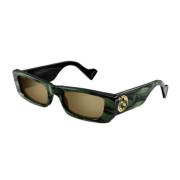 Stijlvolle zonnebril voor een perfecte look Gucci , Green , Unisex