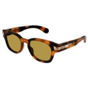 Stijlvolle zonnebril voor jouw look Gucci , Brown , Unisex