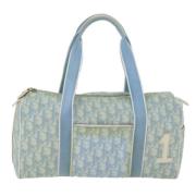 Pre-owned Canvas dior-bags Dior Vintage , Blue , Dames