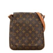 Pre-owned Leather louis-vuitton-bags Louis Vuitton Vintage , Brown , D...