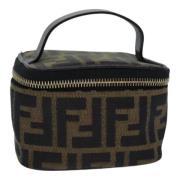 Pre-owned Canvas fendi-bags Fendi Vintage , Brown , Dames