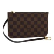 Pre-owned Canvas pouches Louis Vuitton Vintage , Brown , Dames