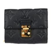 Pre-owned Canvas wallets Louis Vuitton Vintage , Black , Dames