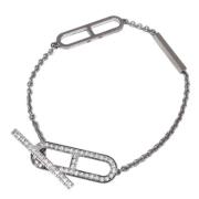 Pre-owned White Gold bracelets Hermès Vintage , Gray , Unisex