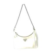 Pre-owned Fabric prada-bags Prada Vintage , White , Dames