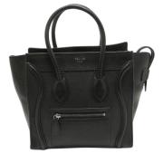 Pre-owned Leather celine-bags Celine Vintage , Black , Dames