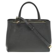 Pre-owned Leather fendi-bags Fendi Vintage , Black , Dames