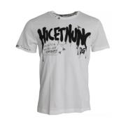 Wit Katoenen Grafisch Print T-Shirt Dolce & Gabbana , White , Heren