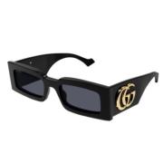 Stijlvolle zonnebril voor elke look Gucci , Black , Unisex