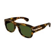 Stijlvolle zonnebril voor mode liefhebbers Gucci , Brown , Unisex