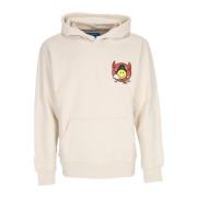 Smiley Inner Peace Hoodie Pullover Market , Beige , Heren