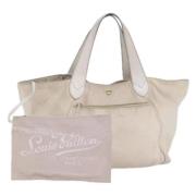 Pre-owned Canvas totes Louis Vuitton Vintage , Beige , Dames