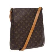 Pre-owned Canvas louis-vuitton-bags Louis Vuitton Vintage , Brown , Da...