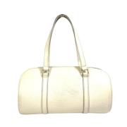 Pre-owned Leather louis-vuitton-bags Louis Vuitton Vintage , White , D...